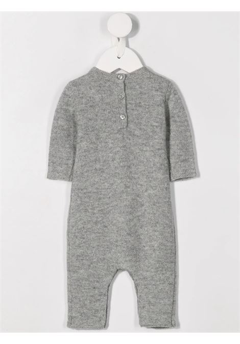 Grey Cashmere Jumpsuit With Pocket BONPOINT | PEBDA2322C0092