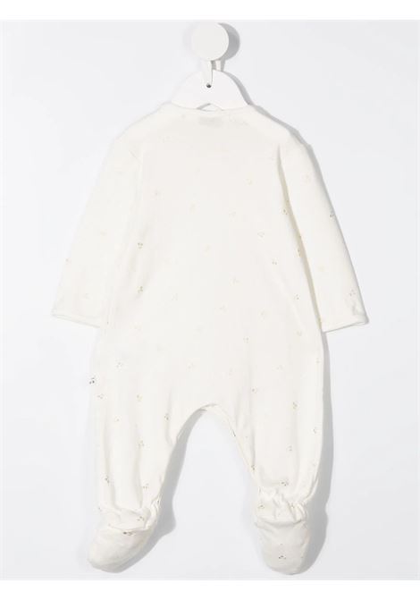 White and Gold Baby Surplice Pajamas BONPOINT | PEBTIPYJIMP632