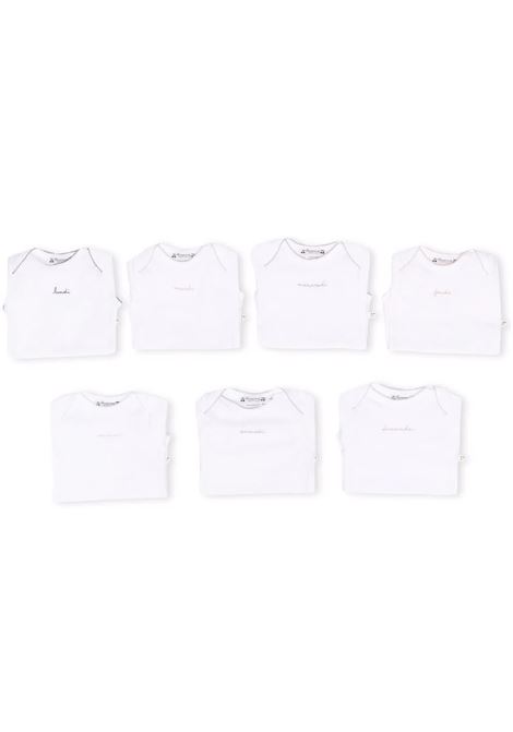7 White Bodies Pack With Embroidery BONPOINT | PSSBODYS000