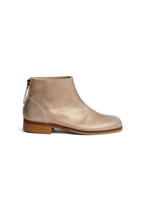 Giara Ankle Boots in Gold Leather BONPOINT | W04GBOL00005032