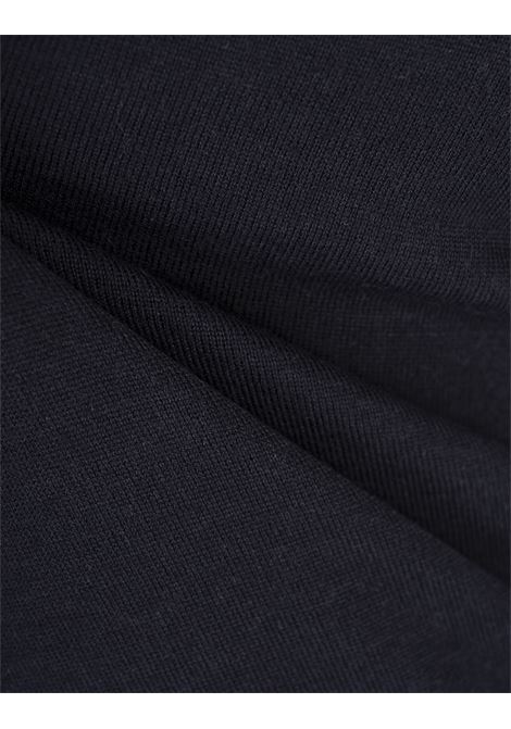 Dark Blue Silk, Wool and Cashmere Regular Fit Sweater BOSS | 50509223404