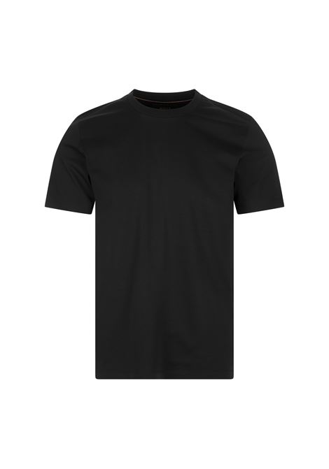 Black Mercerised-Cotton T-Shirt In a Regular Fit BOSS | 50509277001