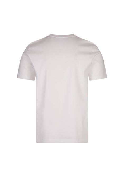 White Mercerised-Cotton T-Shirt In a Regular Fit BOSS | 50509277100