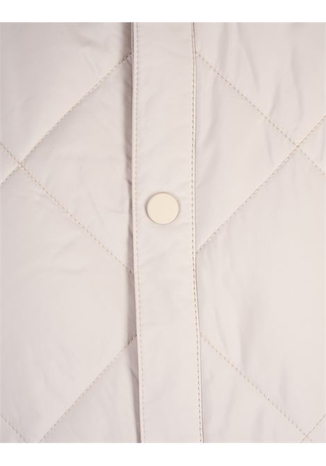 White Waterproof Gilet With Rhombus Stitching BOSS | 50518719131