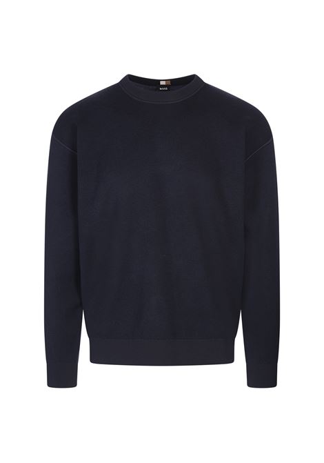 Maglione H-Daero Regular Fit Blu Navy BOSS | 50519624404