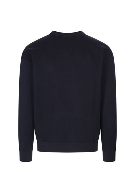 Navy Blue Regular Fit H-Daero Sweater BOSS | 50519624404