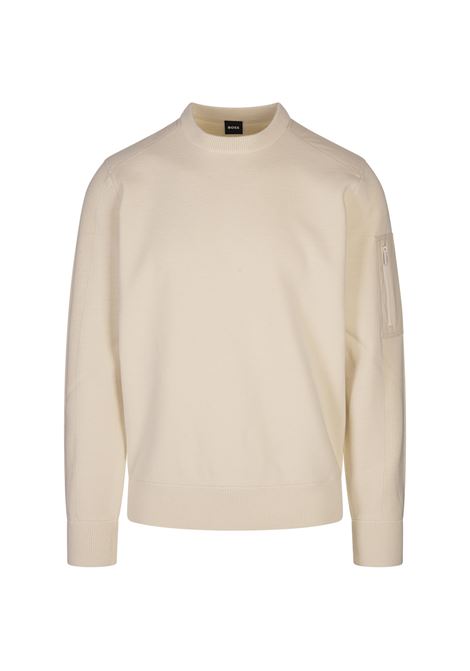 Maglione P-Diego Crema BOSS | 50519651131