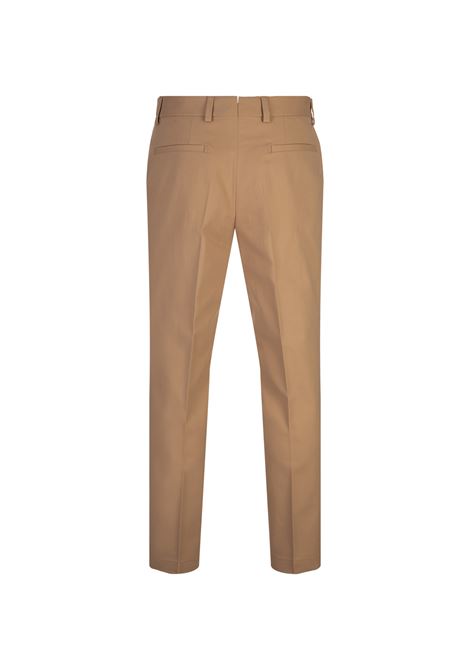 Pantaloni Affusolati In Cotone Stretch Cammello BOSS | 50520135260