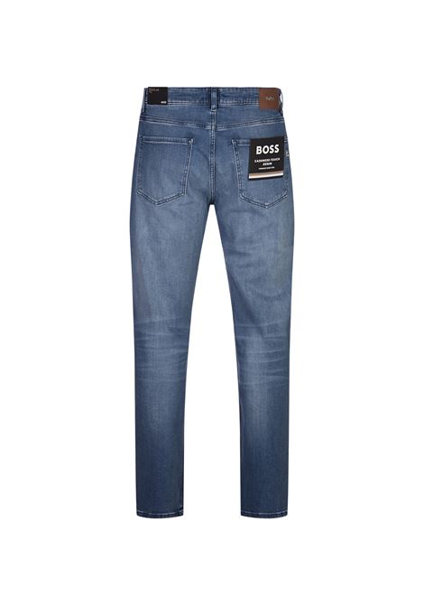 Maine Jeans Regular Fit In Denim Morbido Blu BOSS | 50520854420