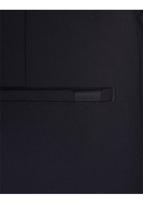 Dark Blue Tailored Trousers With Elasticated Waistband BOSS | 50521548402