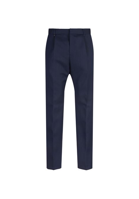 Blue Virgin Wool Tailoring Trousers BOSS | 50521565404