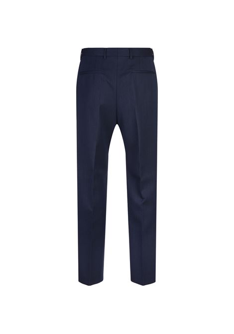 Blue Virgin Wool Tailoring Trousers BOSS | 50521565404