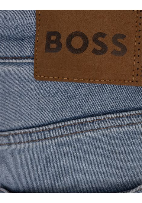 Slim Fit Jeans In Fresh-Blue Comfort-Stretch Denim BOSS | 50522199435