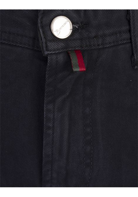 Slim Tapered Jeans In Black Denim BSETTECENTO | L702-8032AI91
