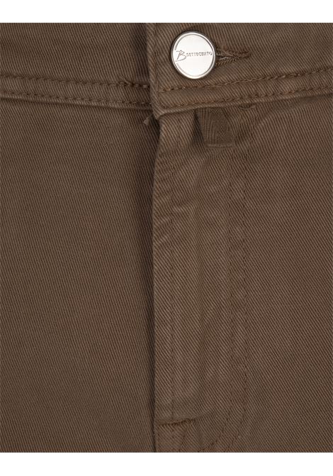 Slim Tapered Jeans In Brown Denim BSETTECENTO | L702-8032AI98