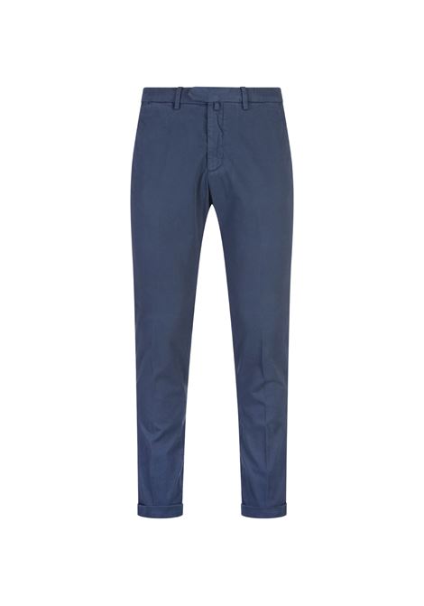 Blue Slim Fit Chino Trousers BSETTECENTO | MH700-8029AI71