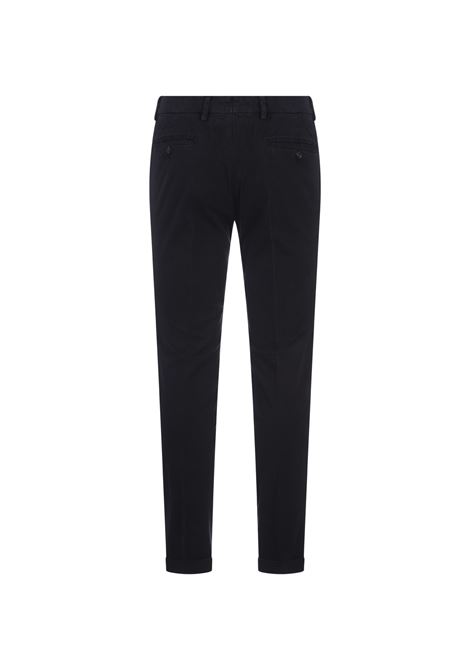 Black Slim Fit Chino Trousers BSETTECENTO | MH700-8029AI91