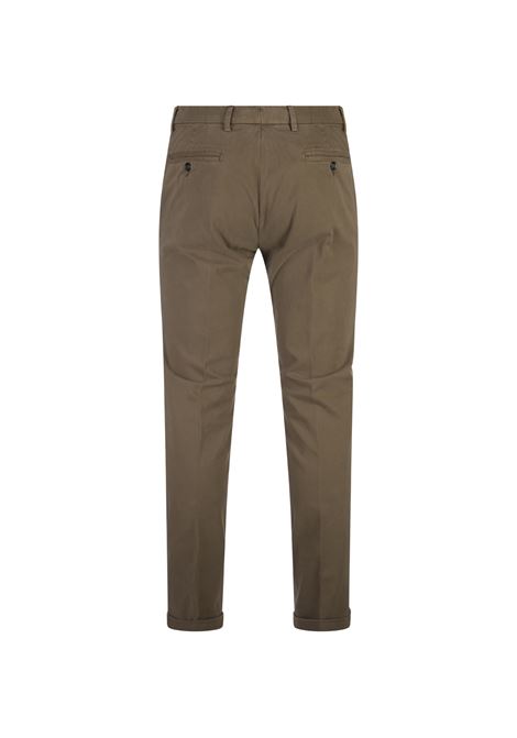 Khaki Slim Fit Chino Trousers BSETTECENTO | MH700-8029AI98