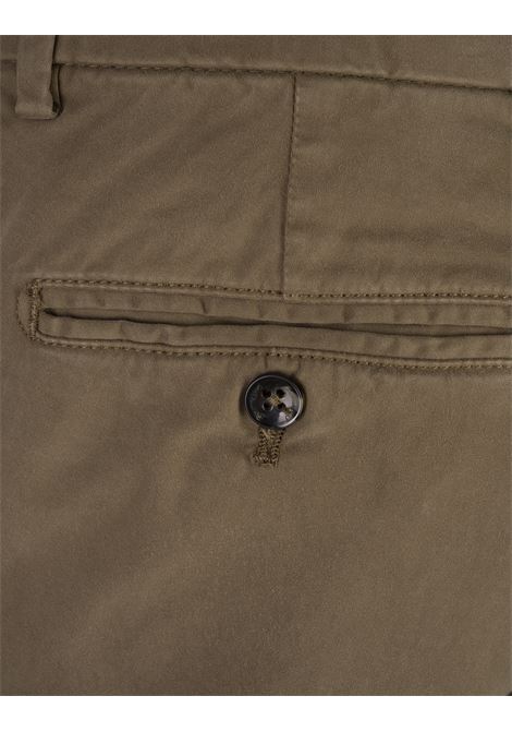 Khaki Slim Fit Chino Trousers BSETTECENTO | MH700-8029AI98