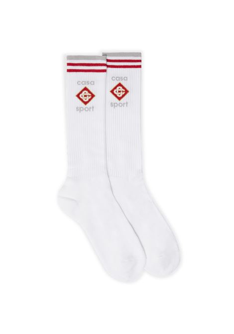 Casa Sport Socks In White CASABLANCA | AF24-ACC-07701