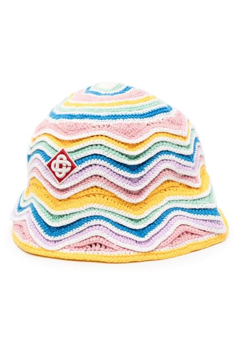 Gradient Wave Crochet Bucket Hat CASABLANCA | APF24-HAT-05801