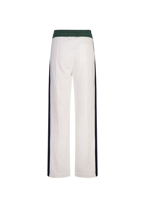 White, Blue and Green Joggers With Logo Patch CASABLANCA | MF24-JTR-21601