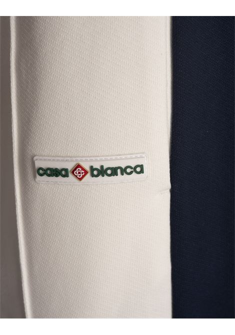 Joggers Bianchi, Blu e Verde Con Patch Logo CASABLANCA | MF24-JTR-21601