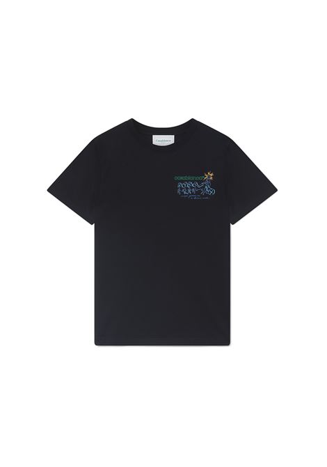 Pentathlon T-Shirt In Black CASABLANCA | MF24-JTS-00104