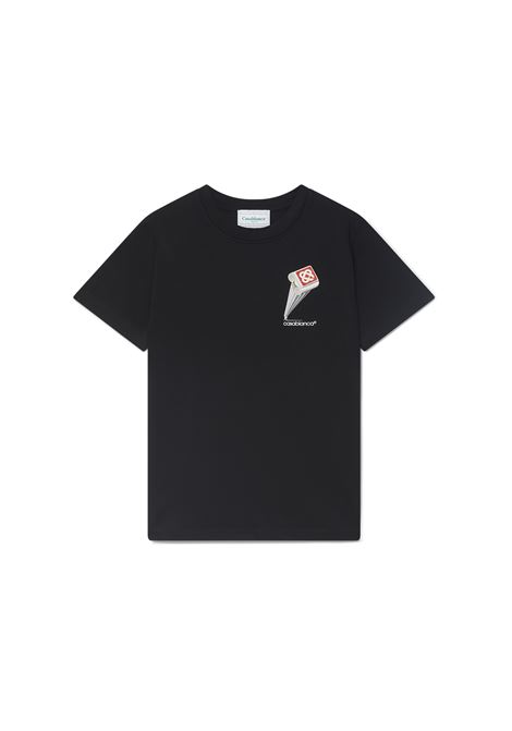 Leaning Column T-Shirt In Black CASABLANCA | MF24-JTS-00109