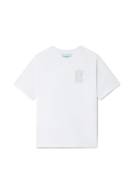 Tennis Pastelle T-Shirt In White CASABLANCA | MPF24-JTS-00106