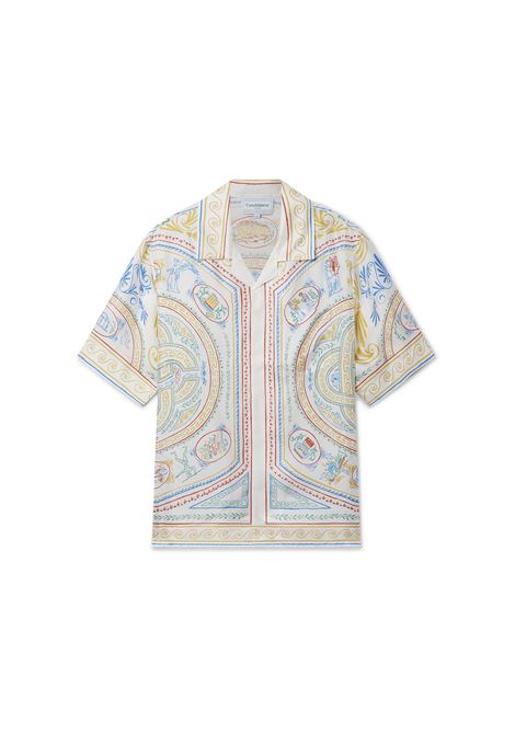 CASABLANCA Crayon Vase Silk Shirt - CASABLANCA