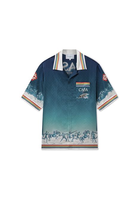 CASABLANCA La Déesse Du Stade Silk Shirt - CASABLANCA