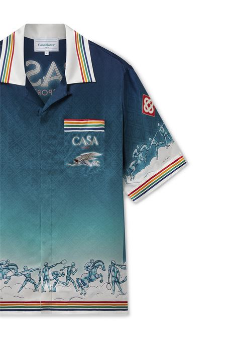 La Déesse Du Stade Silk Shirt CASABLANCA | U-MF24-SH-00305