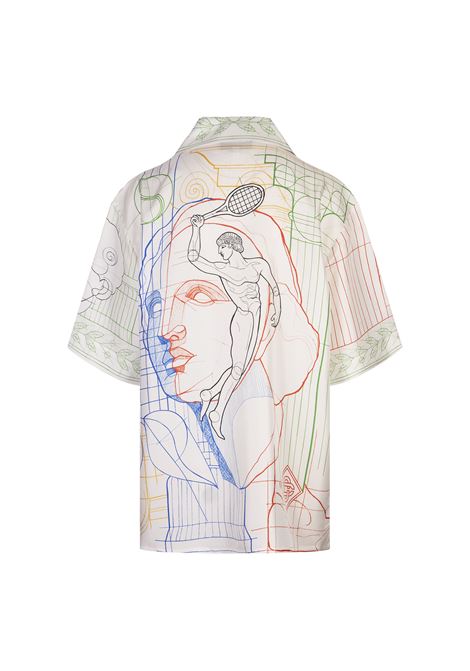 Tennis Play in Progress Silk Shirt CASABLANCA | U-WF24-SH-00301