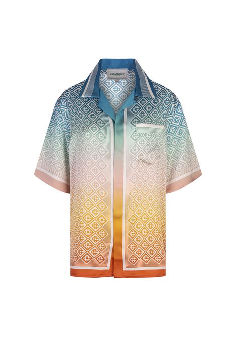 Gradient Monogram Silk Shirt CASABLANCA | U-WPF24-SH-00304