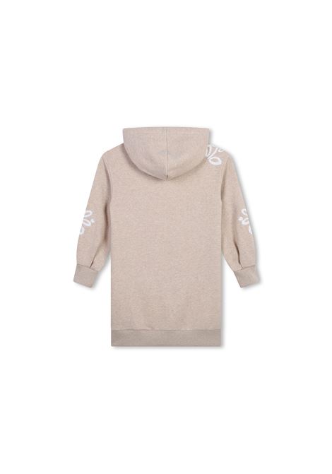 Abito Con Cappuccio Beige Marl CHLOÉ KIDS | C20213C03