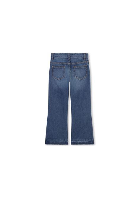 Jeans a Gamba Dritta In Denim Blu CHLOÉ KIDS | C20230Z10