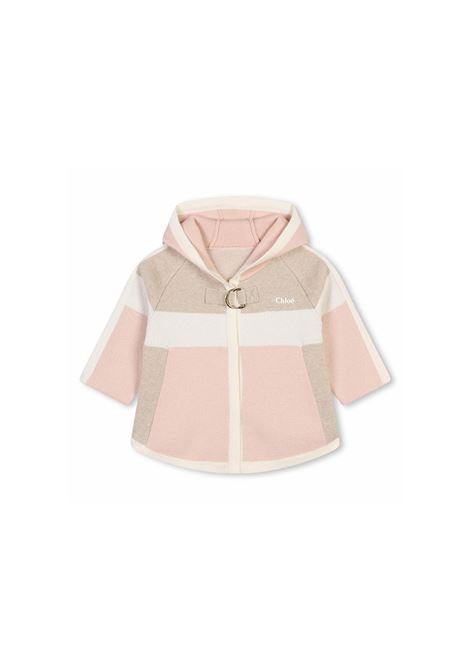 Giacca Con Cappuccio Pink Stone CHLOÉ KIDS | C20261S02