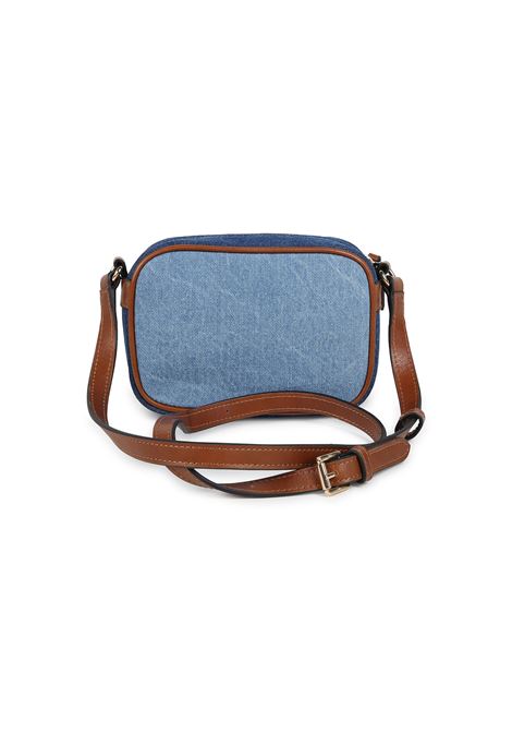 Borsa a Spalla In Denim Blu Con Logo CHLOÉ KIDS | C20276Z10