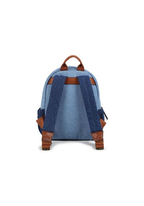 Zaino In Denim Blu Con Logo CHLOÉ KIDS | C20280Z10