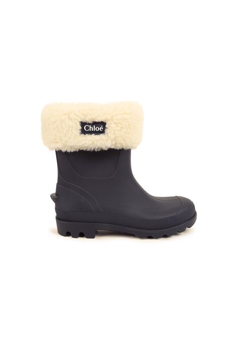 Blue Rain Boots With Application CHLOÉ KIDS | C20283859