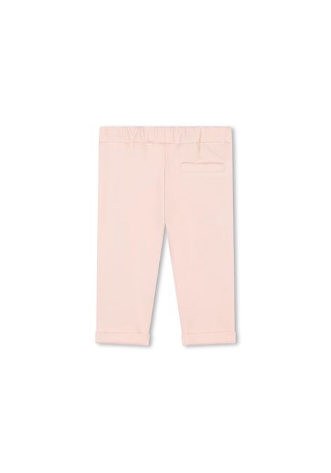 Washed Pink Trousers With Wavy Motif CHLOÉ KIDS | C2030245K