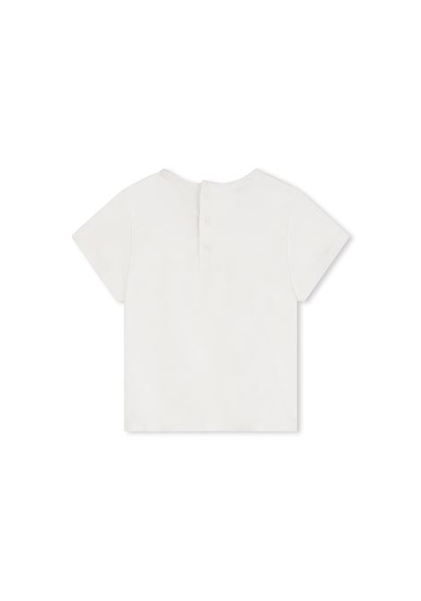 T-Shirt Bianca Con Logo Sul Petto CHLOÉ KIDS | C20305117