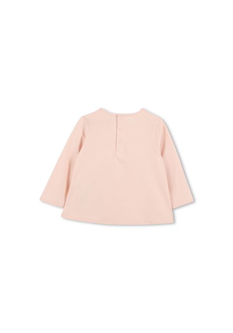 Pink T-Shirt With White Logo CHLOÉ KIDS | C2030645K