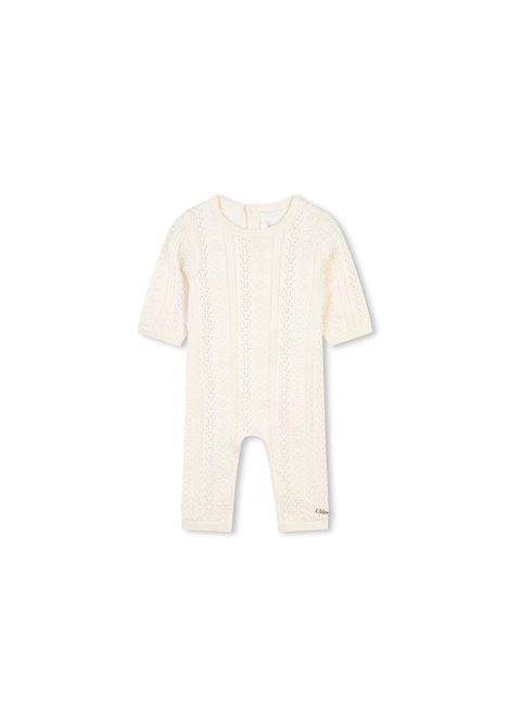 Salmon Gift Set With Romper and Beanie CHLOÉ KIDS | C20330440