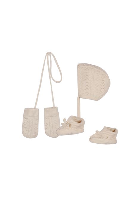 Salmon Wool and Cotton Gift Set  CHLOÉ KIDS | C20341440