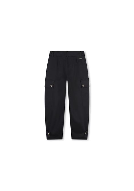 Blue Cargo Trousers CHLOÉ KIDS | C20381859