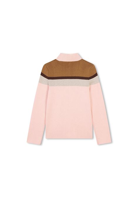 Pullover In Maglia Washed Pink CHLOÉ KIDS | C2039645K