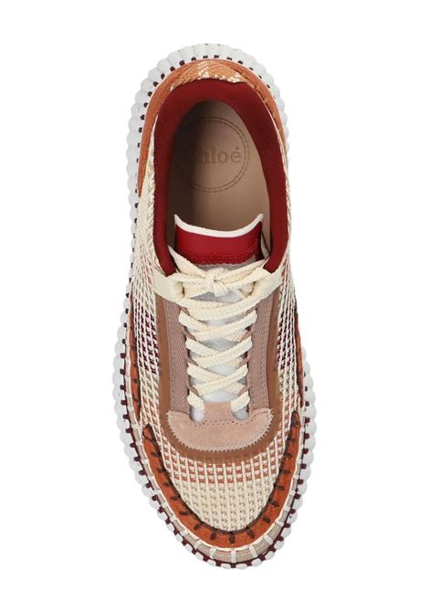 Dark Tan Nama Sneakers CHLOÉ | C22S579Y02Y4