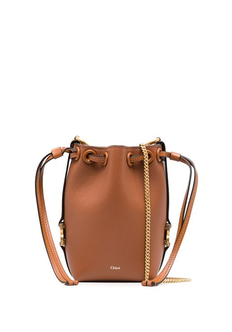 CHLOÉ Borsa a Secchiello Micro Marcie Tan - CHLOÉ